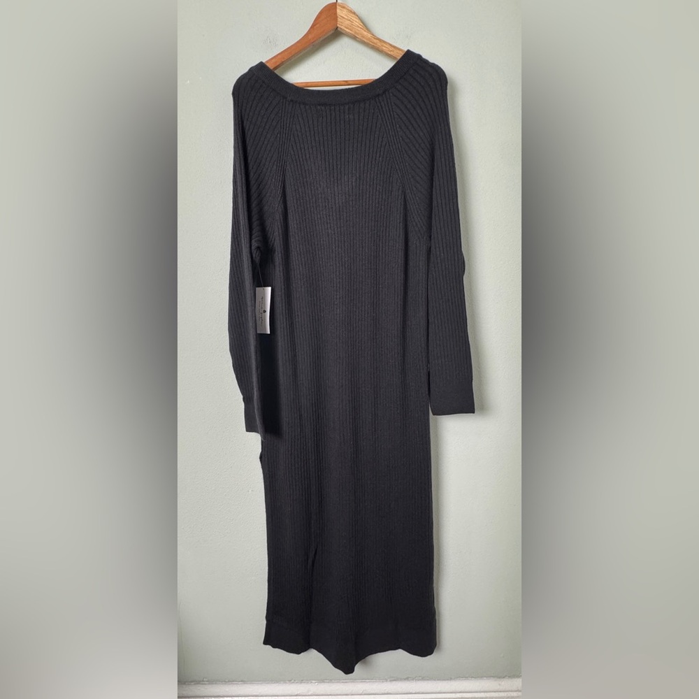 NWT Anthropologie Spiritual Gangster Wool Blend Reva Long Sleeve Maxi Dress M - Picture 8 of 15